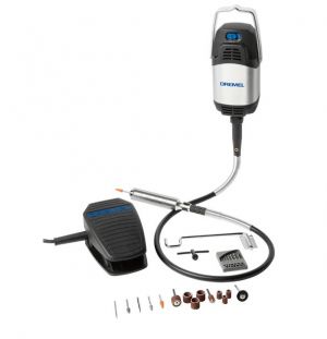Мултифункционален прав шлайф Dremel Fortiflex 9100-21 300W / 21 консуматива /
