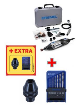 Мултифункционален прав шлайф Dremel 4000-4/65 175W / 65 консуматива /
