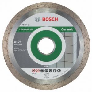 Диск диамантен за рязане на керамика Bosch FPE ECO 125x22.23mm