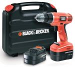 ВИНТОВЕРТ АКУМУЛАТОРЕН BLACK&DECKER EPC14CABK 14.4V /КУФАР И 2 БАТЕРИИ/