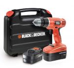 ВИНТОВЕРТ АКУМУЛАТОРЕН BLACK&DECKER EPC18CABK /18.0V, КУФАР И 2 БАТЕРИИ/