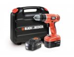 ВИНТОВЕРТ АКУМУЛАТОРЕН BLACK&DECKER EPC12CABK /12V, КУФАР, 2 БАТЕРИИ/
