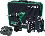 Винтоверт HITACHI KC10DHL 10.8V в комплект с радио и фенер