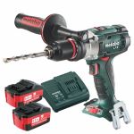 Акумулаторна ударна бормашина/винтоверт с две батерии Metabo SB 18 LTX Impuls 18V,5.2Ah