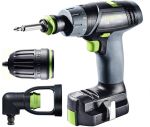 Винтоверт-бормашина Festool TXS LI 2,6 Set , 10.8V,2.6Ah