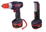 ВИНТОВЕРТ-БОРМАШИНА АКУМУЛАТОРНА С ФЕНЕР К-КТ SPARKY BR 12E+FL12L /NI-CD, 12V, 1.5 Ah/