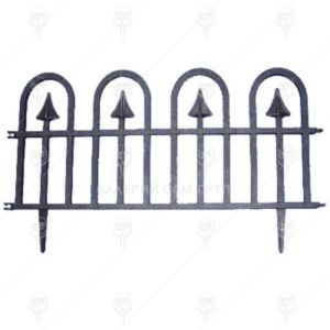 Бяла оградка Herly тип-копие / PP,h30mm,L60mm /